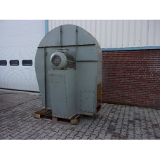 Radiaal ventilator 30 KW , Used.Krullenafzuiger